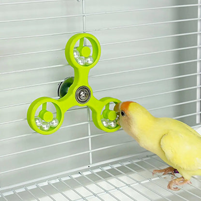 Spinning Rattle Toy for Birds