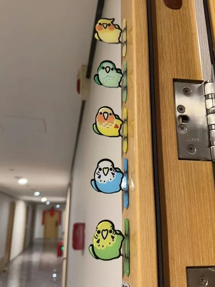 Chubby Bird Acrylic Fridge Magnets | Bon Bon Bird Toys