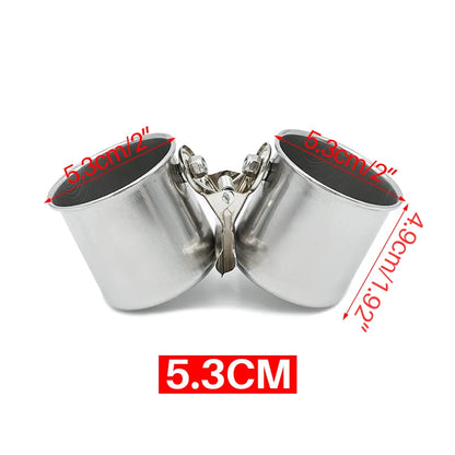 Stainless Steel Bird Feeder Cup Set with Stand Clip