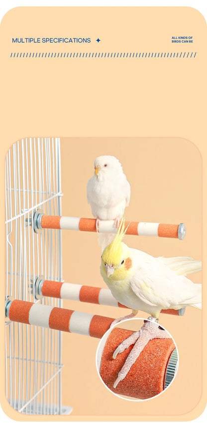 Sandstone Grinding Perch for Birds — Multiple Sizes | Bon Bon Bird Toys