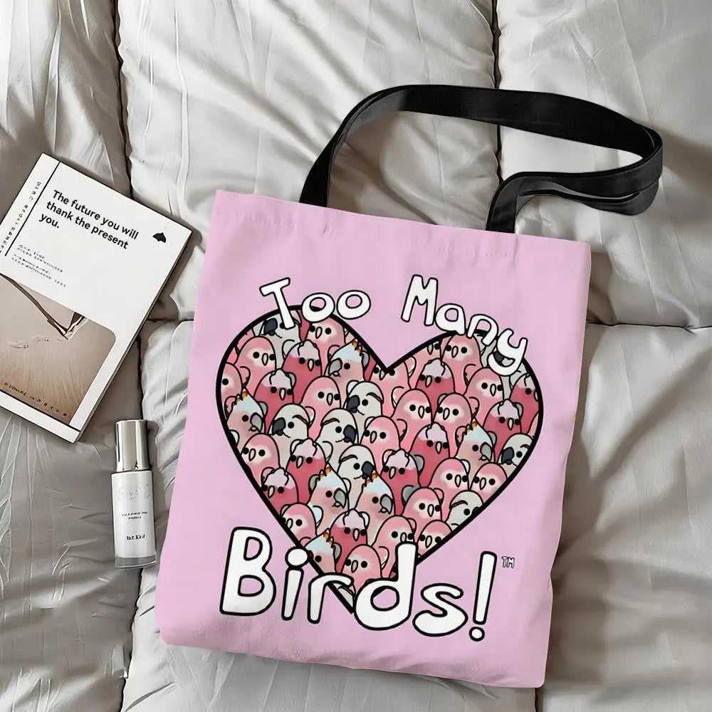 Cockatiel Canvas Tote Bag | Bon Bon Bird Toys