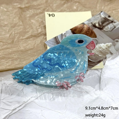 Parrot Hair Claw Clip