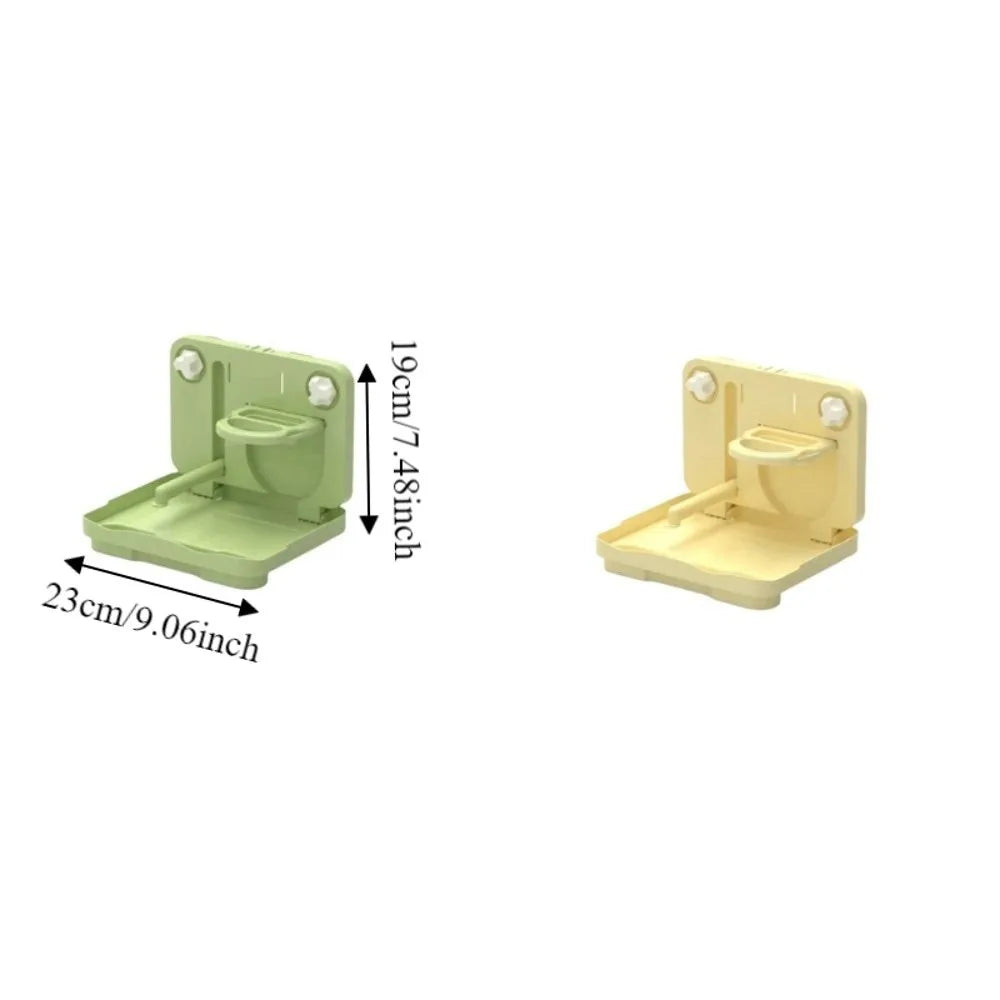 Folding Car Window Bird Stand with Suction Cups