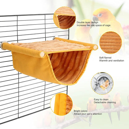 Fleece Bird Hammock | Bon Bon Bird Toys