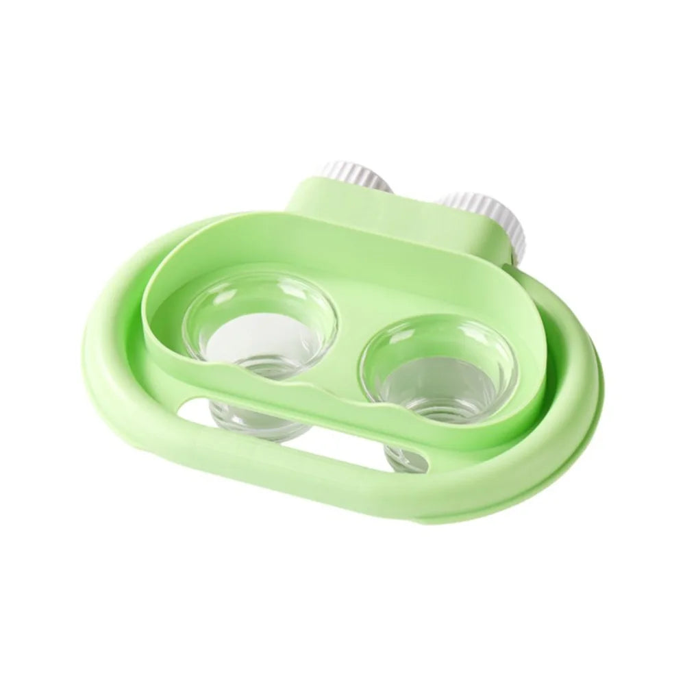 Double Compartment Cage Feeder for Birds | Bon Bon Bird Toys