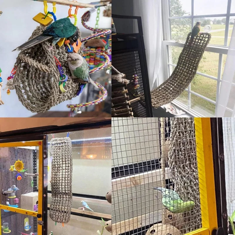 Woven Seagrass Mat for Birds | Bon Bon Bird Toys