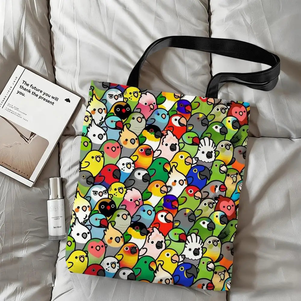 Cockatiel Canvas Tote Bag | Bon Bon Bird Toys