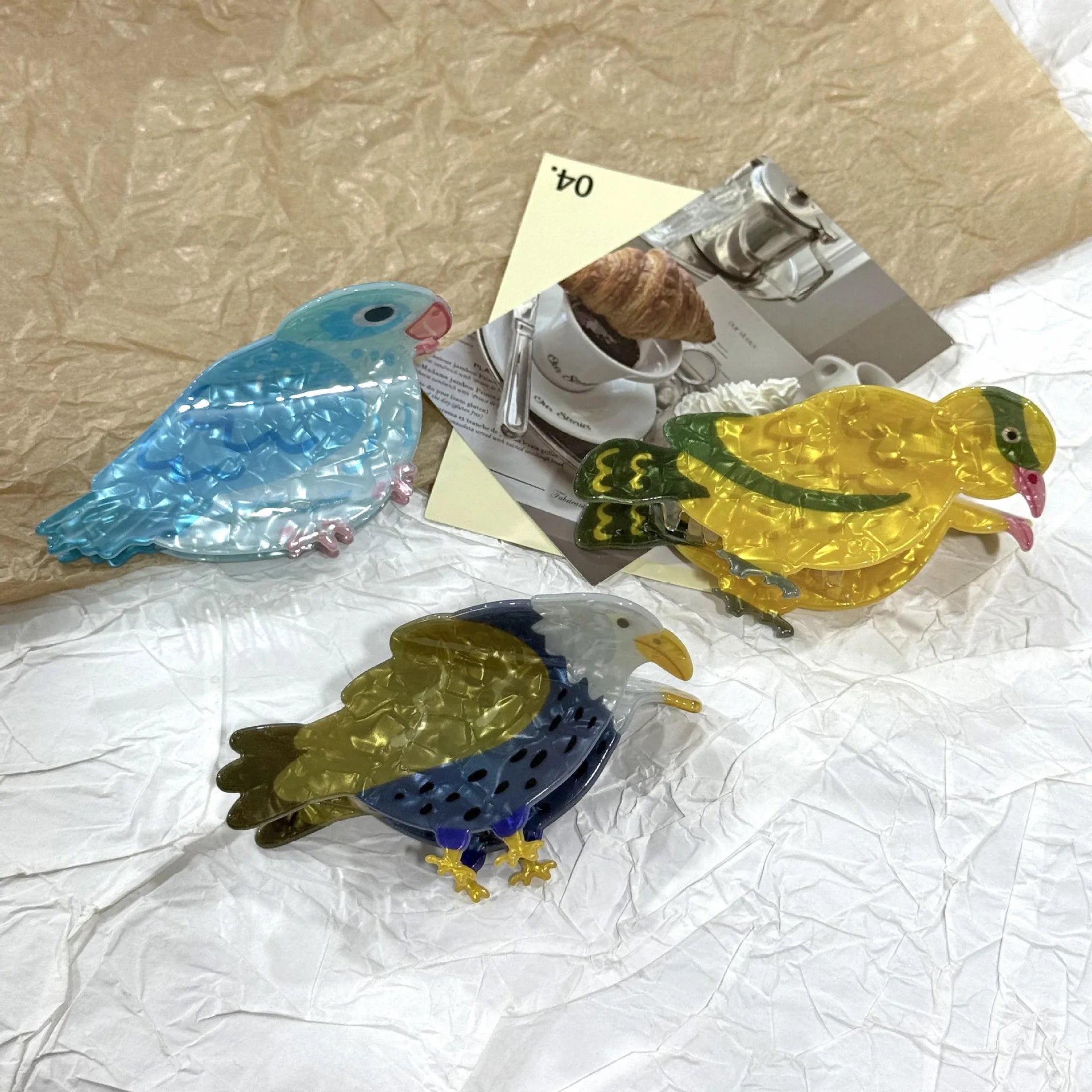 Parrot Hair Claw Clip