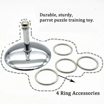 Ring Toss Bird Toy for Parrots & Pet Birds