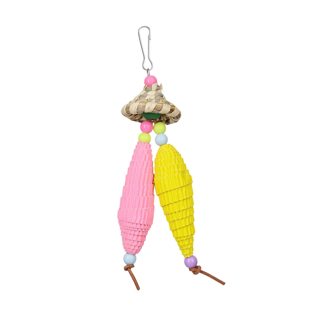 Hanging Natural Bird Toy — Assorted Styles | Bon Bon Bird Toys