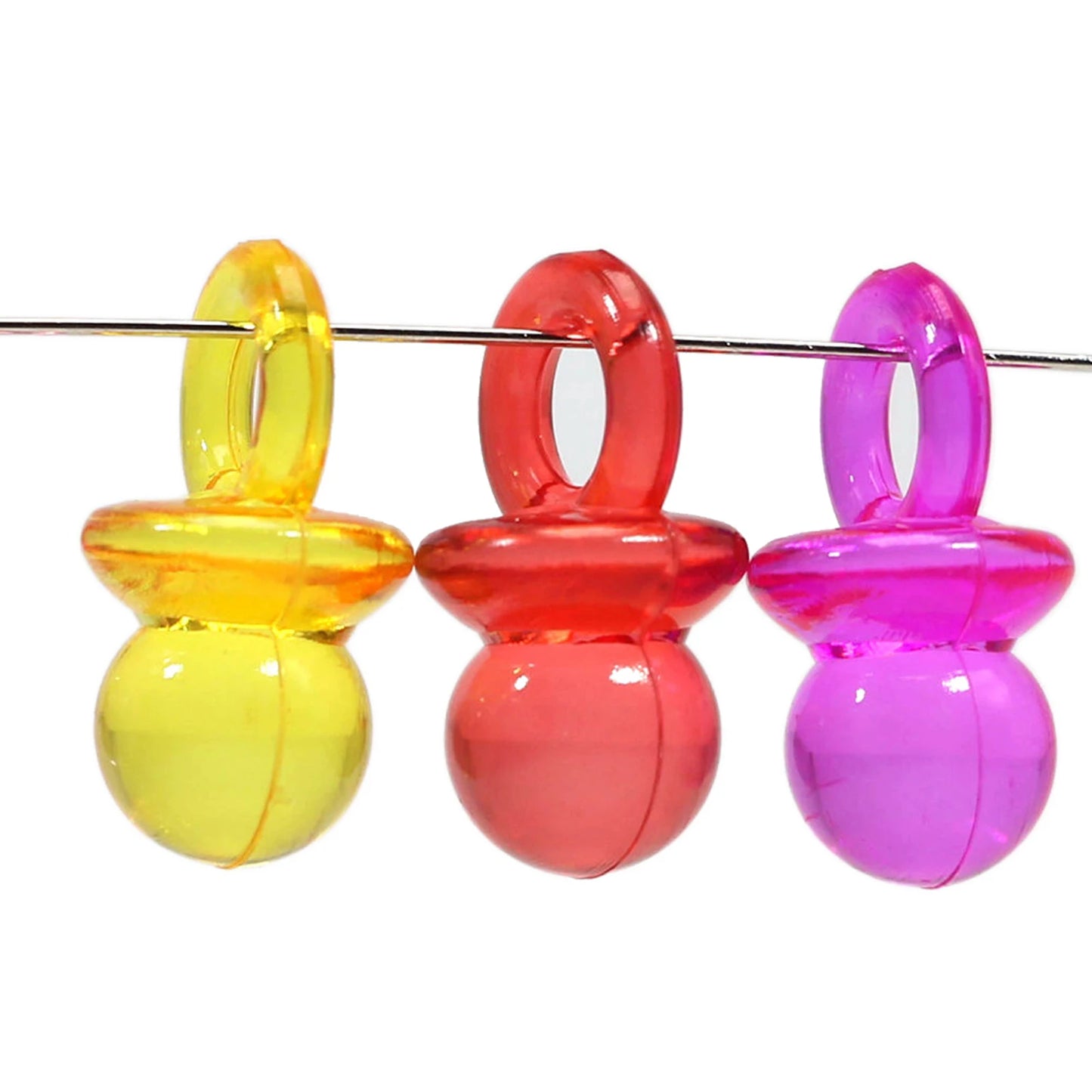 Acrylic Pacifier Pendants for DIY Bird Toys