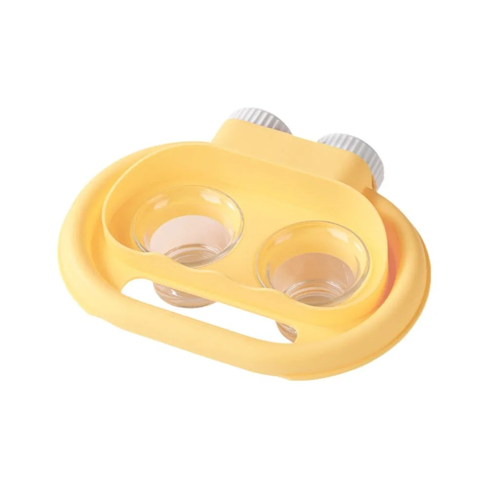 Double Compartment Cage Feeder for Birds | Bon Bon Bird Toys