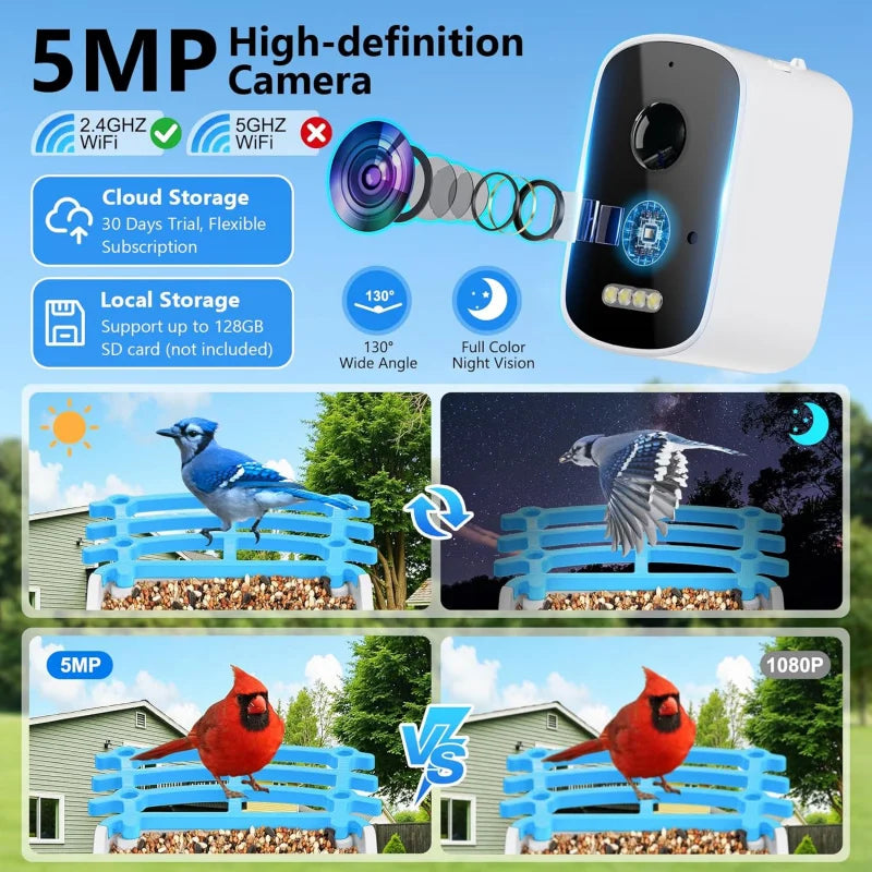 Smart Bird Feeder with AI Camera | Bon Bon Bird Toys