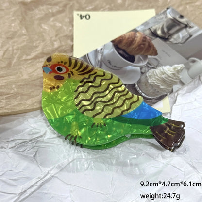 Parrot Hair Claw Clip