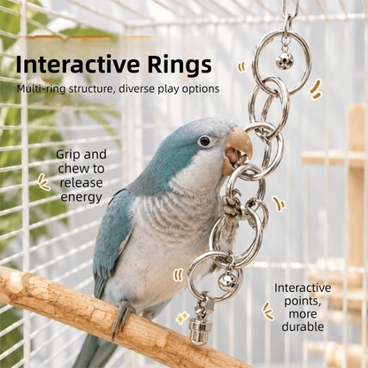 Stainless Steel Chain Toy for Birds | Bon Bon Bird Toys