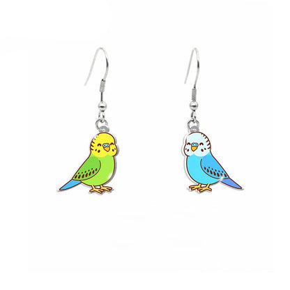 Cute Parrot Acrylic Dangle Earrings | Bon Bon Bird Toys