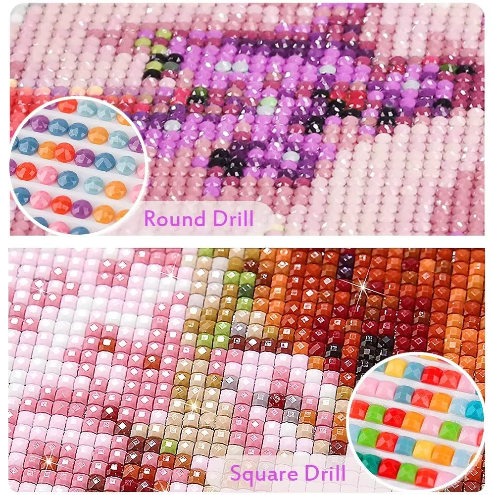 Parakeet Among Daisies Diamond Painting Kit | Bon Bon Bird Toys