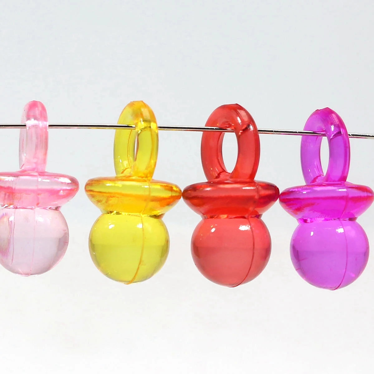 Acrylic Pacifier Pendants for DIY Bird Toys