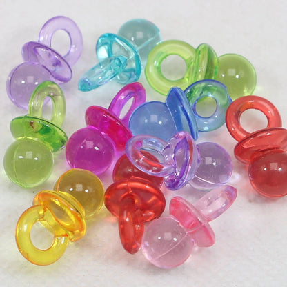 Acrylic Pacifier Pendants for DIY Bird Toys