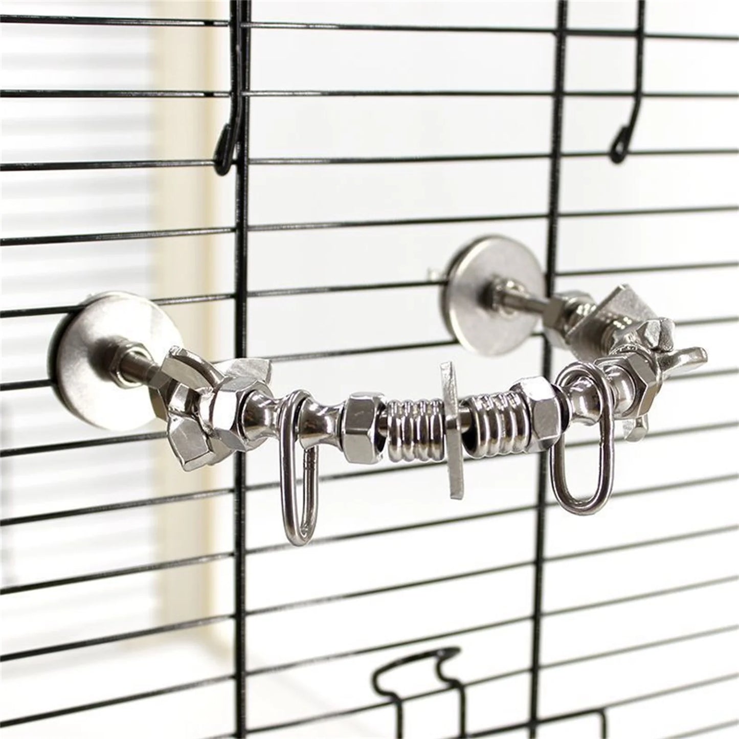 Handmade Stainless Steel Hardware Perch Bar for Birds