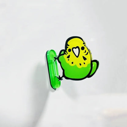 Chubby Bird Acrylic Fridge Magnets | Bon Bon Bird Toys