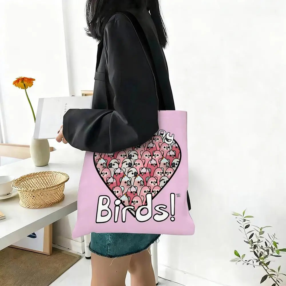 Cockatiel Canvas Tote Bag | Bon Bon Bird Toys
