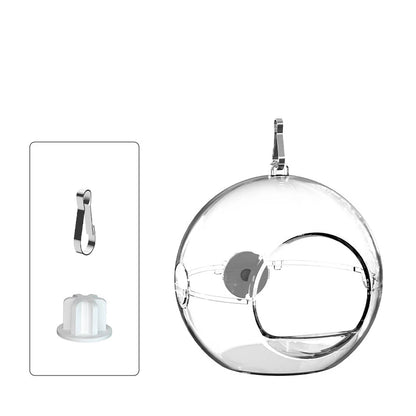 Clear Acrylic Bird Nest Pod with Cotton Cushion | Bon Bon Bird Toys