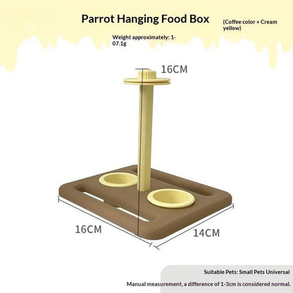 PLA Bird Feeder Bowls & Hanging Trays | Bon Bon Bird Toys