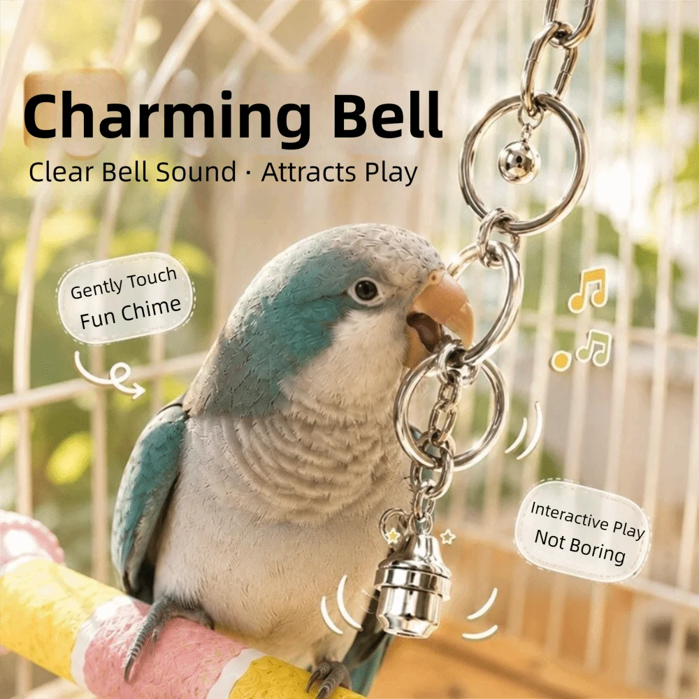 Stainless Steel Chain Toy for Birds | Bon Bon Bird Toys