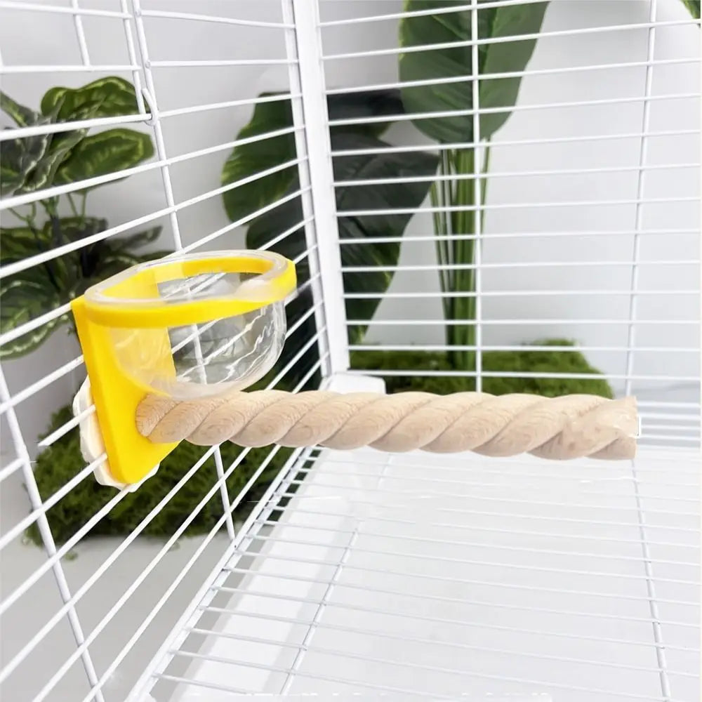 Cage-Mount Feeder Cup with Perch