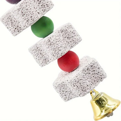 Mineral Stone Beak Grinding Toy for Birds | Bon Bon Bird Toys