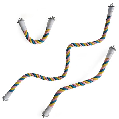 Cotton Rope Bird Perch in Small, Medium & Large