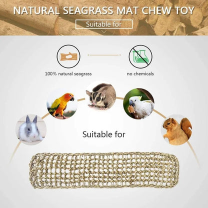 Woven Seagrass Mat for Birds | Bon Bon Bird Toys
