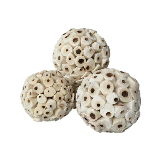 Natural Sola Ball Bird Chew Toy | Bon Bon Bird Toys