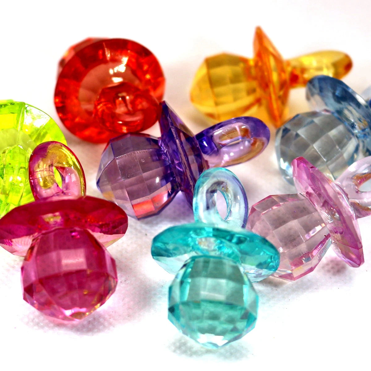 Acrylic Pacifier Pendants for DIY Bird Toys