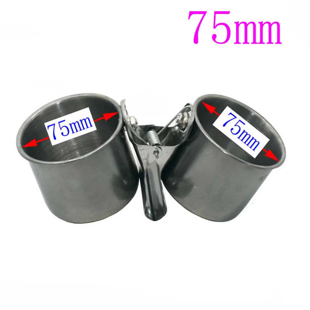 Stainless Steel Bird Feeding Cups for Cages