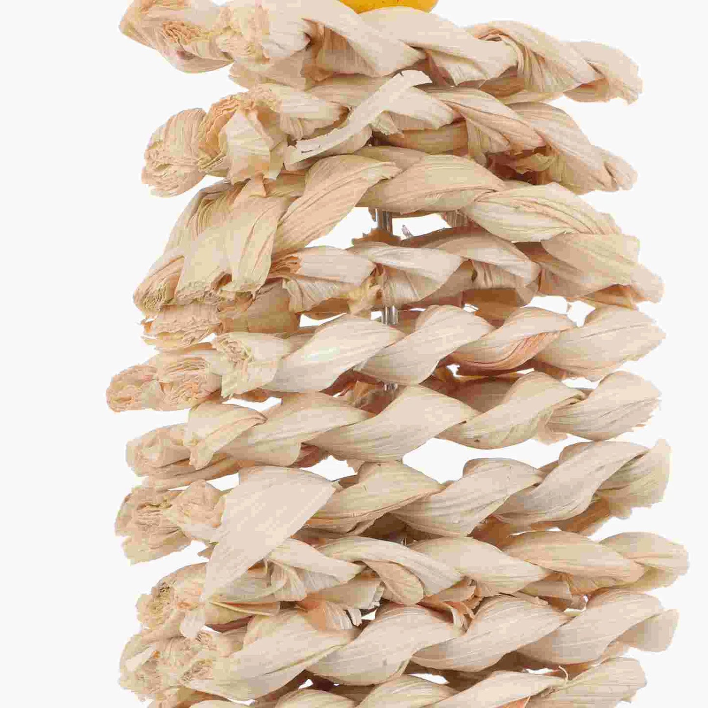 Stacked Corn Husk Shredder Toy for Birds | Bon Bon Bird Toys