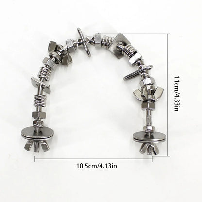 Handmade Stainless Steel Hardware Perch Bar for Birds
