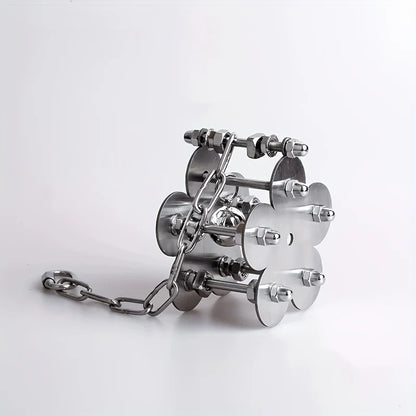 Stainless Steel Parrot Puzzle & Enrichment Toy | Bon Bon Bird Toys