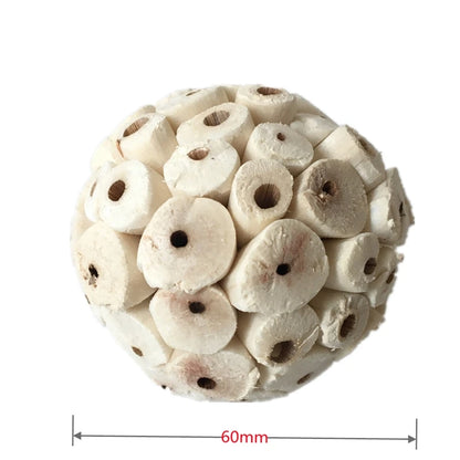 Natural Sola Ball Bird Chew Toy | Bon Bon Bird Toys