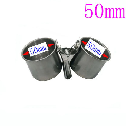 Stainless Steel Bird Feeding Cups for Cages