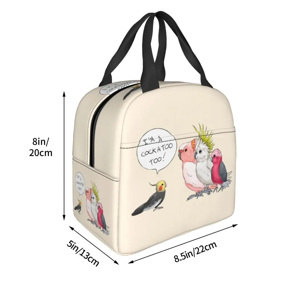 Bird Lover Insulated Lunch Bag