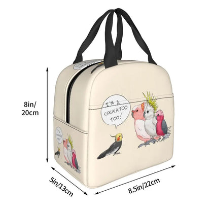 Bird Lover Insulated Lunch Bag