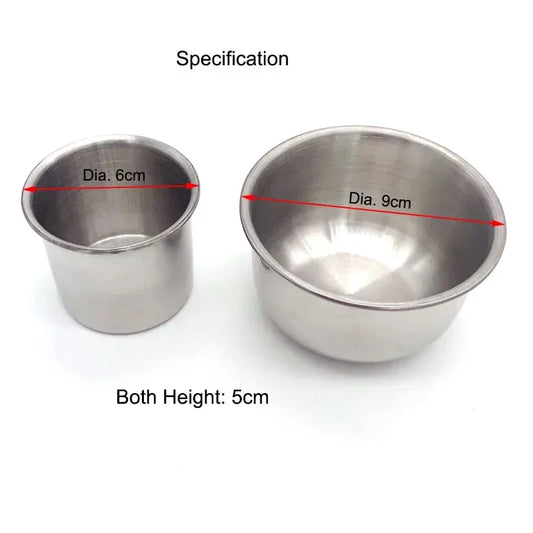 Stainless Steel Cage Bowl with Plastic Bracket | Bon Bon Bird Toys