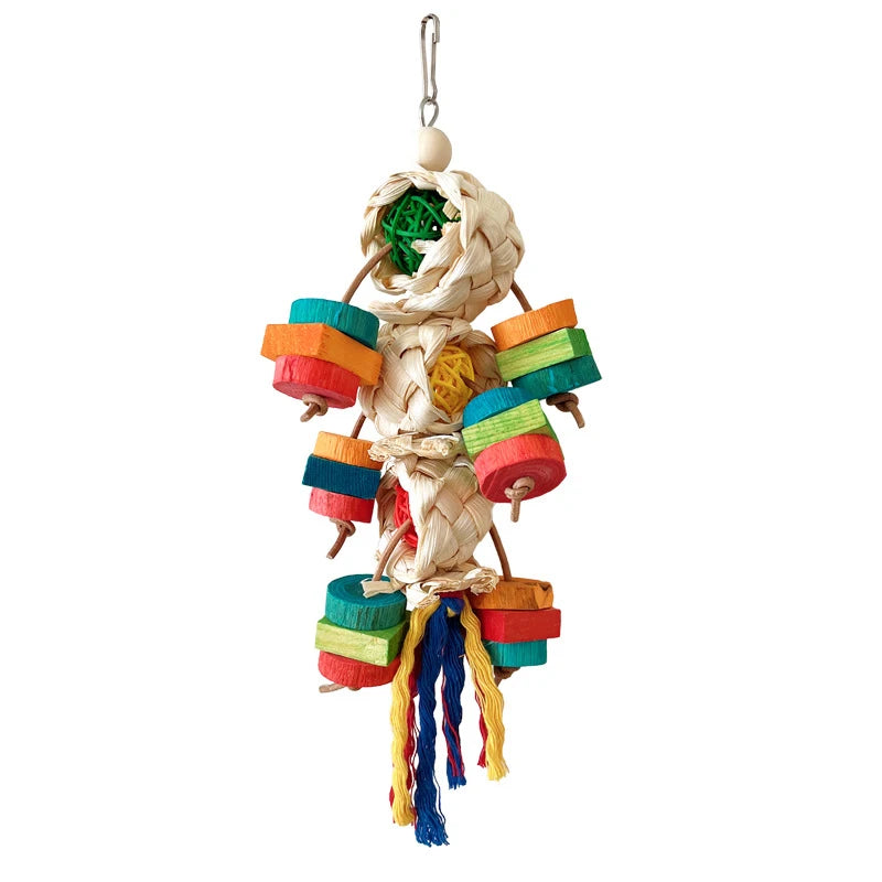 Multi-Texture Shredding Rope Toy for Birds | Bon Bon Bird Toys