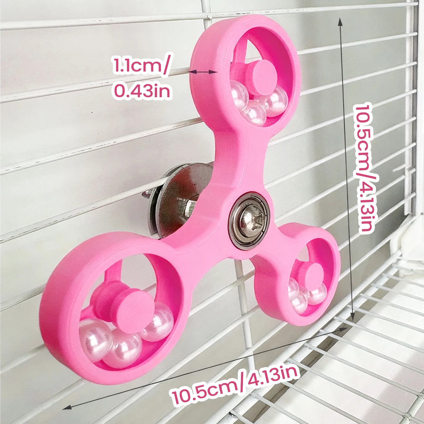 Spinning Rattle Toy for Birds | Bon Bon Bird Toys