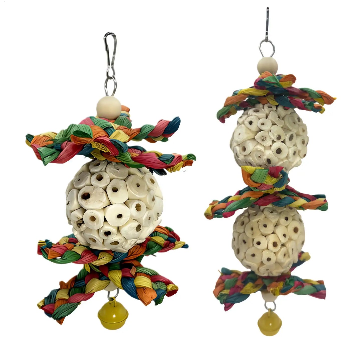 Sola Ball Chew & Shred Toy for Birds | Bon Bon Bird Toys