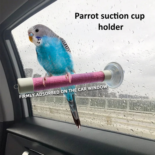 Suction Cup Window Perch for Birds | Bon Bon Bird Toys
