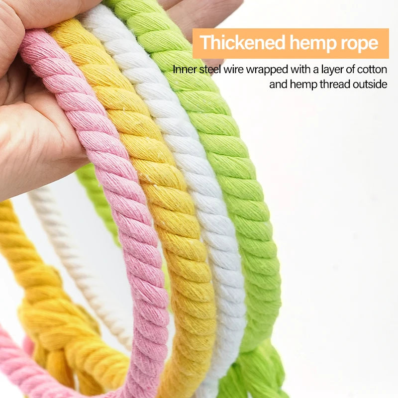 Hemp Rope Ring Swing for Birds | Bon Bon Bird Toys