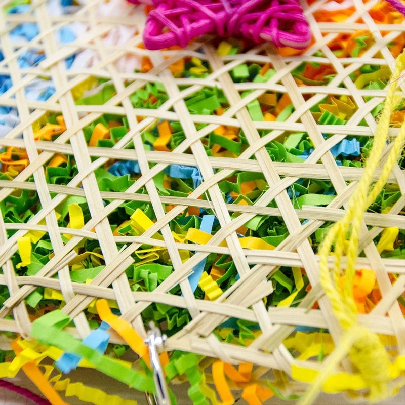 Colorful Shredded Paper Bird Toy Refill | Bon Bon Bird Toys